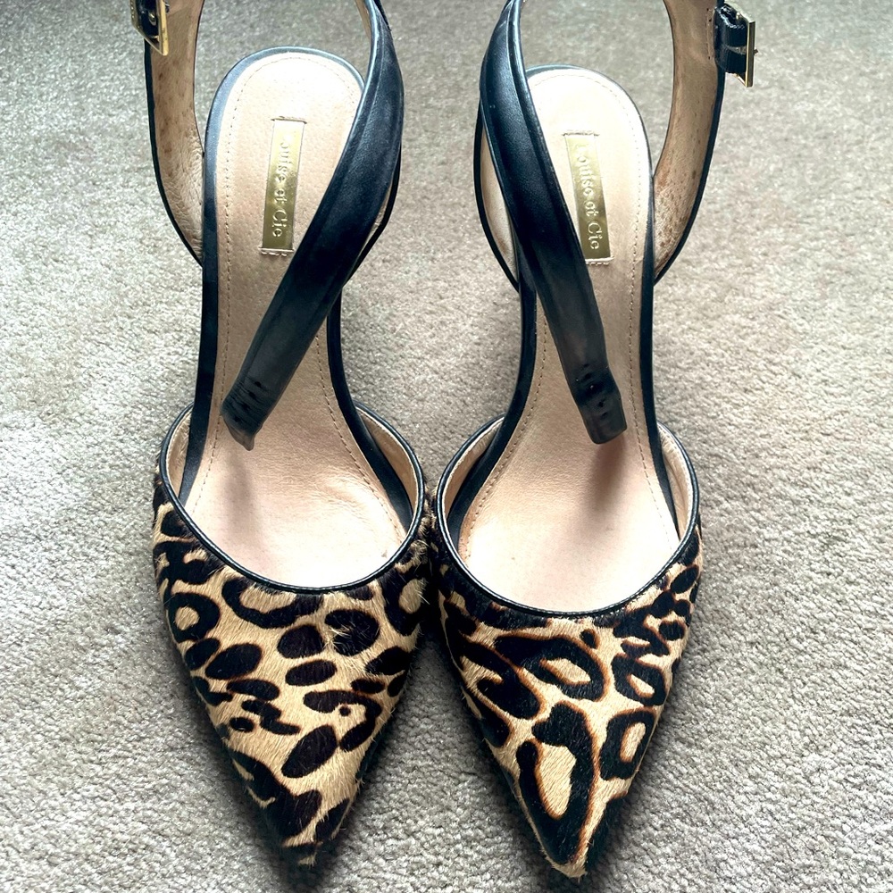 Leopard Animal Print Pumps Louise et Cie Sz 9